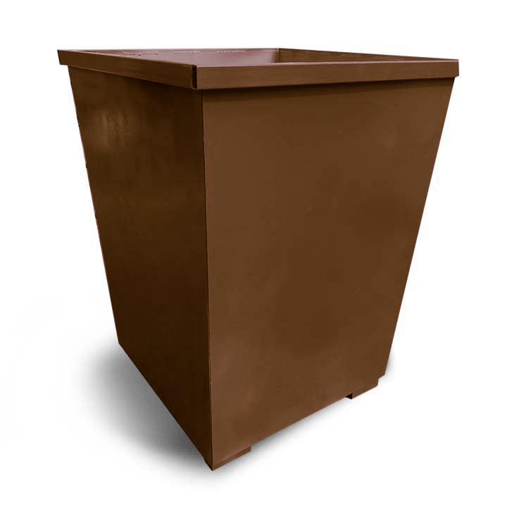 Контейнер КСТ металевий для ТПВ 750 л коричневий